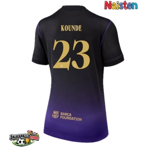 Barcelona Jules Kounde #23 Vieraspaita Naisten 2026-27 Lyhythihainen